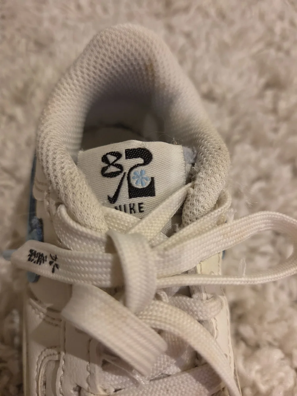 Toddler's Nike Air Force 1 LV8 Sail/Bl Chill-Medium Blue Size 6C